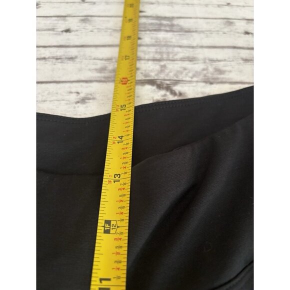 ATHLETA Black Wide Leg Pockets Pants Pull On Cropped Flowy Size XL TALL - Picture 7 of 13